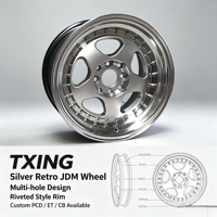 Jantes forgées rétro à 5 branches de 18, 19, 20 pouces pour Chevy Camaro F-body Mustang SN95 S197 5x120.65 5x114.3, jantes argentées à déport profond