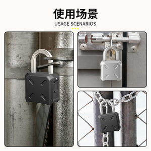 Combination Pad <b>Lock</b> Zinc Alloy Rectangular 8mm Shackle CH 610 For <b>Cabinet</b> Door Outdoor Use - Product Image 3