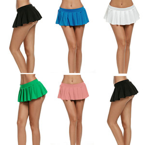 <span class=keywords><strong>Minifalda</strong></span> Sexy de Verano para Mujer, <span class=keywords><strong>Minifalda</strong></span> Plisada de Color Sólido, Estilo JK - Product Image 6