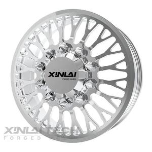 ล้อแม็กซ์ XINLAI แบบคู่ ขนาด 22 24 26 28 นิ้ว ผลิตจากวัสดุฟอร์จ สีดำโครเมียมขัดเงา สำหรับรถออฟโรด ขอบลึก สำหรับ Ford/GTR Toyota Dodge - Product Image 2
