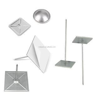 50X50mm 베이스 12GA 필 프레스 행거 자체 접착 스틱 행거 절연 핀 절연 걸이 제조 업체 붙어 - Product Image 1