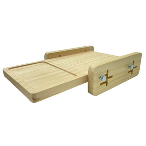 Trancheuse à pain en bois massif, support de découpe pour comptoir de cuisine, pour pain et bagels - Product Image 5