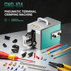 Craftsman's Grace GNQ-10A <b>Pneumatic</b> Crimping Machine For Tubular Terminals Copper Nose Pressing <b>Tool</b> - Product Image 5