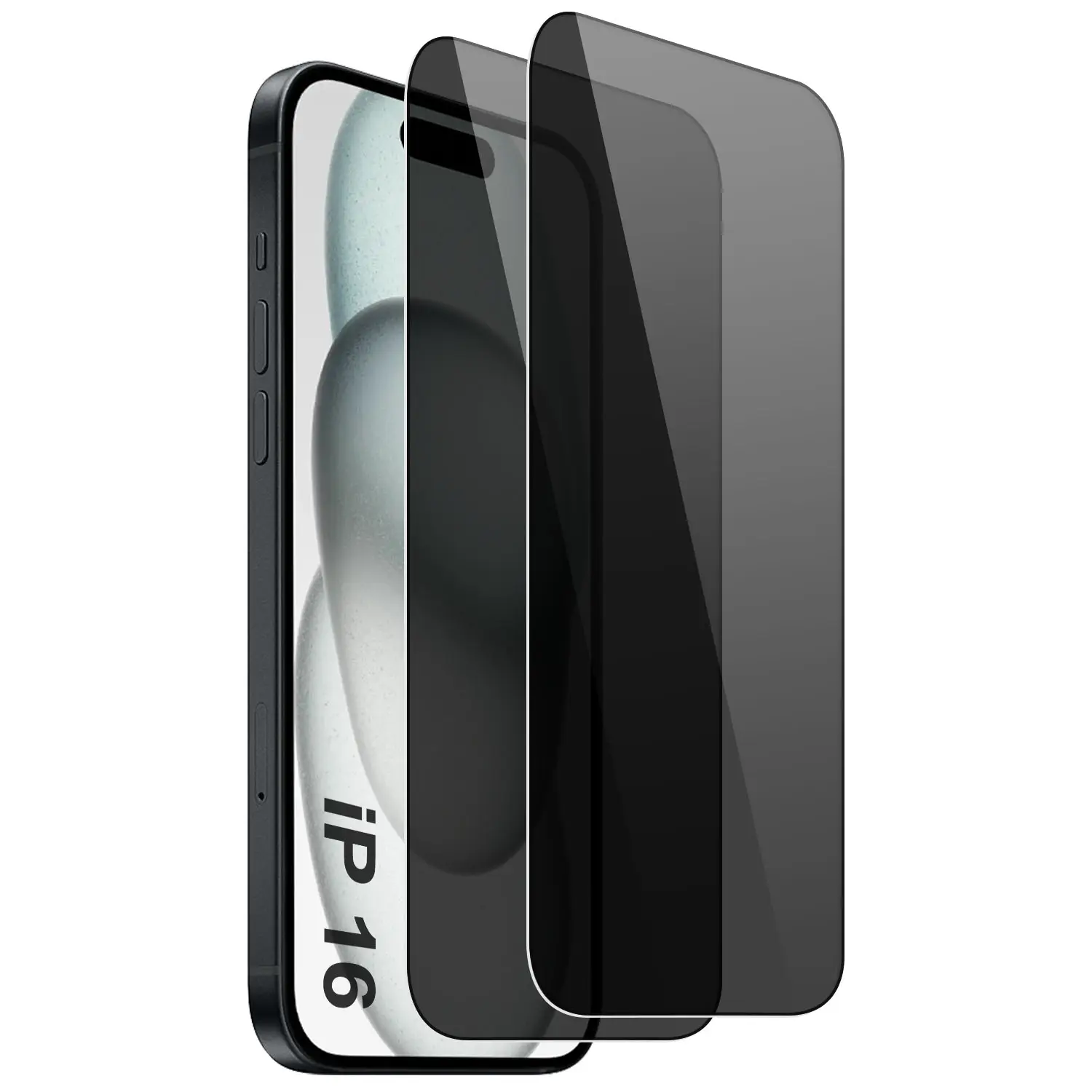 Protetor de tela de vidro temperado para celular, protetor de tela anti-espião para iPhone 16, Promax 13 12