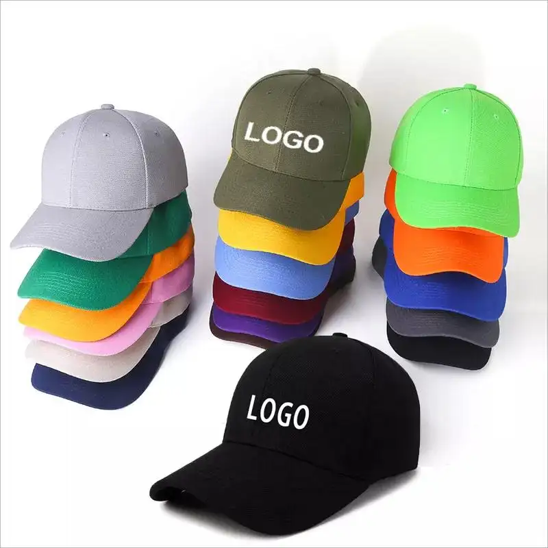 2021 New Style High Quality Caps Basic Blank Unbranded Baseball Cap Custom Logo Cheap Cap