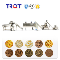 Ligne d'extrusion efficace en acier inoxydable pour aliments pour chats et chiens, pour une production cohérente d'aliments pour animaux de compagnie