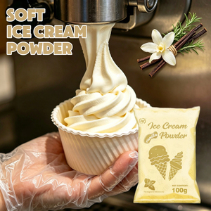 Preparato in polvere per gelato soft alla <span class=keywords><strong>vaniglia</strong></span> certificato Halal, di alta qualità, facile da preparare, polvere istantanea per gelato per gelaterie - Product Image 5