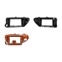 Nouveau modèle de lecteur DVD de voiture cadre pour Toyota Hilux 2015-2018 LHD/RHD voiture android radio voiture panneau écran cadre navigation fascia