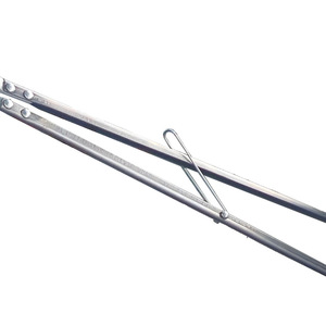 Penggong Stainless Steel Serrated Trash Tongs Heavy Duty Curved And Straight For Seafood Tools - Product Image 3