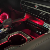 Kit d'éclairage d'ambiance pour voiture Lexus RX 350h 2023-2025, 64 couleurs LED, mise à niveau de l'intérieur, décoration d'ambiance, style cristal, 12v 3-5w