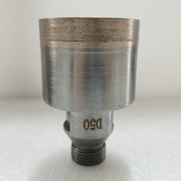 Outils abrasifs, foret diamanté en verre fritté pour carrelage, verre, céramique