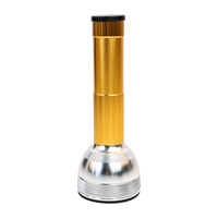 Lampe de poche en aluminium avec lumière latérale LED Torche de plongée extérieure étanche et rechargeable