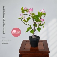 Plante artificielle de bougainvillier en pot, décoration de bureau, fleurs artificielles d'intérieur, verdure, aménagement paysager, bonsaï disponible en trois couleurs