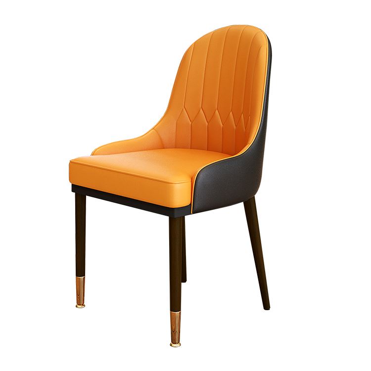 Роскошная мебель для дома и ресторана оптом, кожаный обеденный стул с мягкой обивкой