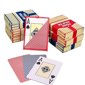 Cartes à jouer du Texas à grands caractères, imperméables et lavables, spéciales pour les salles <span class=keywords><strong>de</strong></span> jeu d'échecs et <span class=keywords><strong>de</strong></span> cartes - Product Image 1
