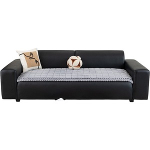 <b>Sofa</b> <b>Cover</b> Thickened Flannel Solid Color Anti-Slip <b>For</b> Three-Seater <b>Sofa</b> Winter Use Modern Style 90-140cm - Product Image 5