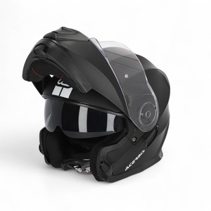 Casco Modulare Bitter Nero Flip-Up per Moto - Product Image 1