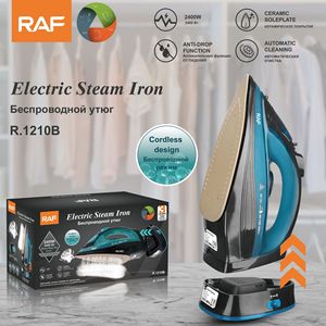 เตารีดไอน้ำไร้สาย 2400w สำหรับเสื้อผ้าในครัวเรือน ป้องกันน้ำหยด ทนทาน รีดผ้าแนวตั้งได้ - Product Image 3