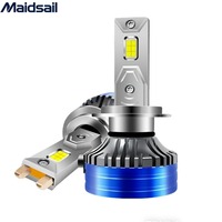 Phares LED OEM 12V 240W à luminosité élevée, installation non destructive, H4 9006 9007, alliage d'aluminium, puissance stable 160W, ampoules