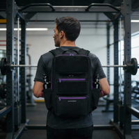 Sac à dos de voyage tactique 35L, approuvé par les compagnies aériennes avec poche pour bagages, compatible TSA, compartiment pour ordinateur portable 17'', sac de voyage urbain