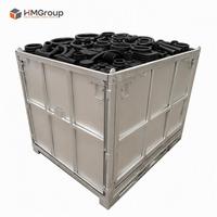 Grands caisses pliables en tôle HM GROUP pour le transport de caoutchouc semi-finis