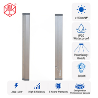 Lampu Papan Tulis LED CE RoHS Ra90 1200mm Asimetris Terpolarisasi Penerangan Sekolah Pemasok Produk Pendidikan