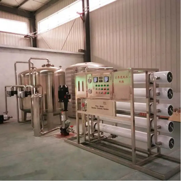 10000 l/std. kommerzielles filtrationssystem 10000 liter pro stunde mit umkehrosmosesystemen im wasserfilter mit uv