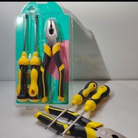 Ensemble de pinces à trois pièces, outils ménagers et industriels, jeu de tournevis et pinces, pinces épaissies en acier S2, emballage sous blister, puissant