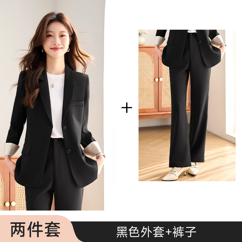 Black suit pants