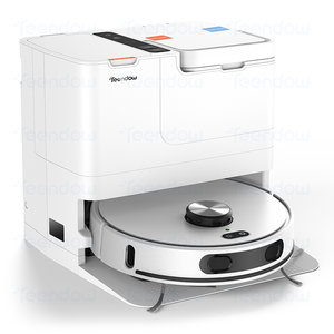 Teendow D60S Ultra 6000Pa 라이더 자동 세척 로봇 진공 및 걸레 청소기 (베이스 스테이션 포함) - Product Image 1