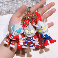 20 tipos de figuras de anime de Ultraman 'Salty Egg', llaveros de gel de silicona, colgantes para mochila, adornos para árbol de Navidad, individuales