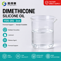 Huile de silicone de qualité cosmétique à faible viscosité, fluide PDMS 2cSt 3cSt 5cSt 10cSt 30cSt pour sérum capillaire et soins de la peau