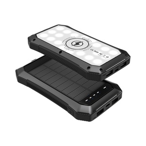 Solartorch 2-in-1 10000mAh ngân hàng điện không dây & LED ánh sáng với micro USB đầu vào 10 Wát đầu ra tương thích với iPhone 15 & 16 - Product Image 1