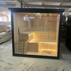 Stile moderno 2 3 persone Finnish <span class=keywords><strong>Sauna</strong></span> a <span class=keywords><strong>infrarossi</strong></span> tradizionale <span class=keywords><strong>Sauna</strong></span> in legno massello in legno - Product Image 3