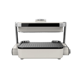 Elektrische Indoor Sandwichmaker van RVS, <span class=keywords><strong>Panini</strong></span> Grill met Digitaal Touchscreen, Rookvrij, Verwijderbare Platen voor Huishoudelijk Gebruik - Product Image 3
