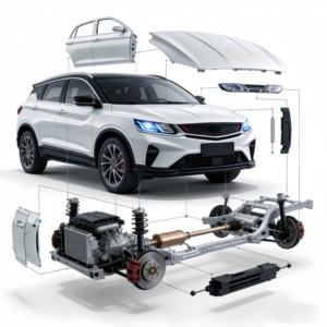 Pièces détachées automobiles de haute qualité pour Geely Coolray Binyue, pièces de carrosserie et de châssis complètes, directement de l'usine - Product Image 2