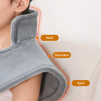 Couverture chauffante électrique réglable en température, lavable, confortable, pour le cou et les épaules