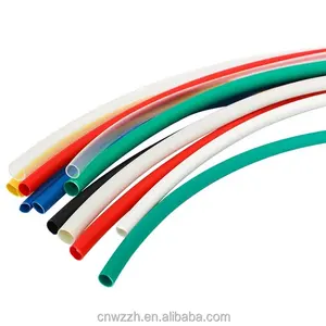 10mm Top Fashion Pvc Plastic Adhesive Tube Wire Loom Heat Shrink Tubing With Gule