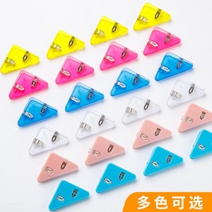 Clip Triangular de Esquina Zhengyan de 50 mm, Plástico Multifuncional para Cuadernos y Papelería - Product Image 3