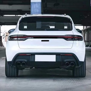 Kits de Carrocería para Autos 95B 2014-2021, Actualizados 2023, Parachoques Delanteros y Traseros, Luces de Circulación Diurna, Faldones Laterales para Macan - Product Image 4