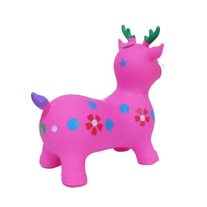 ZCJOY Jouet gonflable pour enfants unisexe, <span class=keywords><strong>cerf</strong></span> <span class=keywords><strong>sauteur</strong></span>, PVC, <span class=keywords><strong>animal</strong></span> coloré, pour les enfants de 2 à 8 ans - Product Image 3