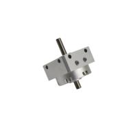 Actionneur rotatif à palette CRBU2W 90/180/270 degrés, mini-cylindre pneumatique oscillant compact, cylindre rotatif à air