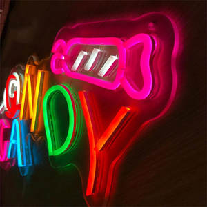 <strong>Personalised</strong> Led Neon <strong>Sign</strong> Candy <strong>Bar</strong> Stand Neon <strong>Sign</strong> for Candy Store Decoration - Product Image 6
