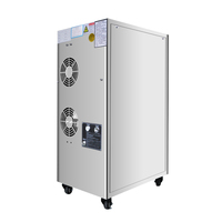 Générateur d'ozone et d'oxygène portable 10G à refroidissement par air, alimenté par moteur, garantie 1 an, certifié CE pour l'aquaculture et les bassins piscicoles