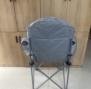 Silla de Camping Plegable Reclinable Acolchada de Primera Calidad con Respaldo Alto y Rayas para Exteriores - Product Image 4