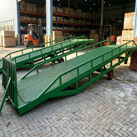 Rampe de quai mobile robuste de 6 à 15 tonnes, rampe de levage hydraulique portable de 11 m, rampe de chargement de conteneurs pour chariot élévateur pour entrepôt
