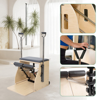 Prix bas Promotion Fitness Exercice Gtm Body Building Yoga Chêne Pilates Chaise avec des prix bon marché