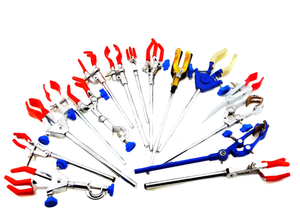 SUNTECH SW300 Garansi 3 Tahun Penjepit Putar Tiga Jari dengan Rahang Berlapis PVC dan Penyesuaian 360c untuk Penggunaan Laboratorium (Logam) - Product Image 3