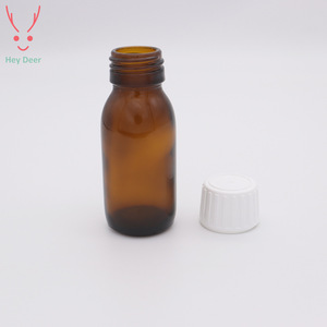 ขวดแก้วทรงกระบอกสีชาขนาด 28 มม. ฝาเกลียว สำหรับเครื่องสำอาง รุ่น HD28-2 - Product Image 3