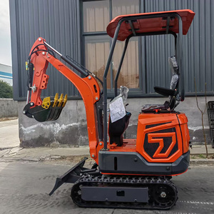 सस्ती कीमत यूरो 5 छोटे 1.2 टन खुदाई खेत खेत माइक्रो बैगर मशीन के साथ रबर ट्रैक मिनी डिगर - Product Image 4